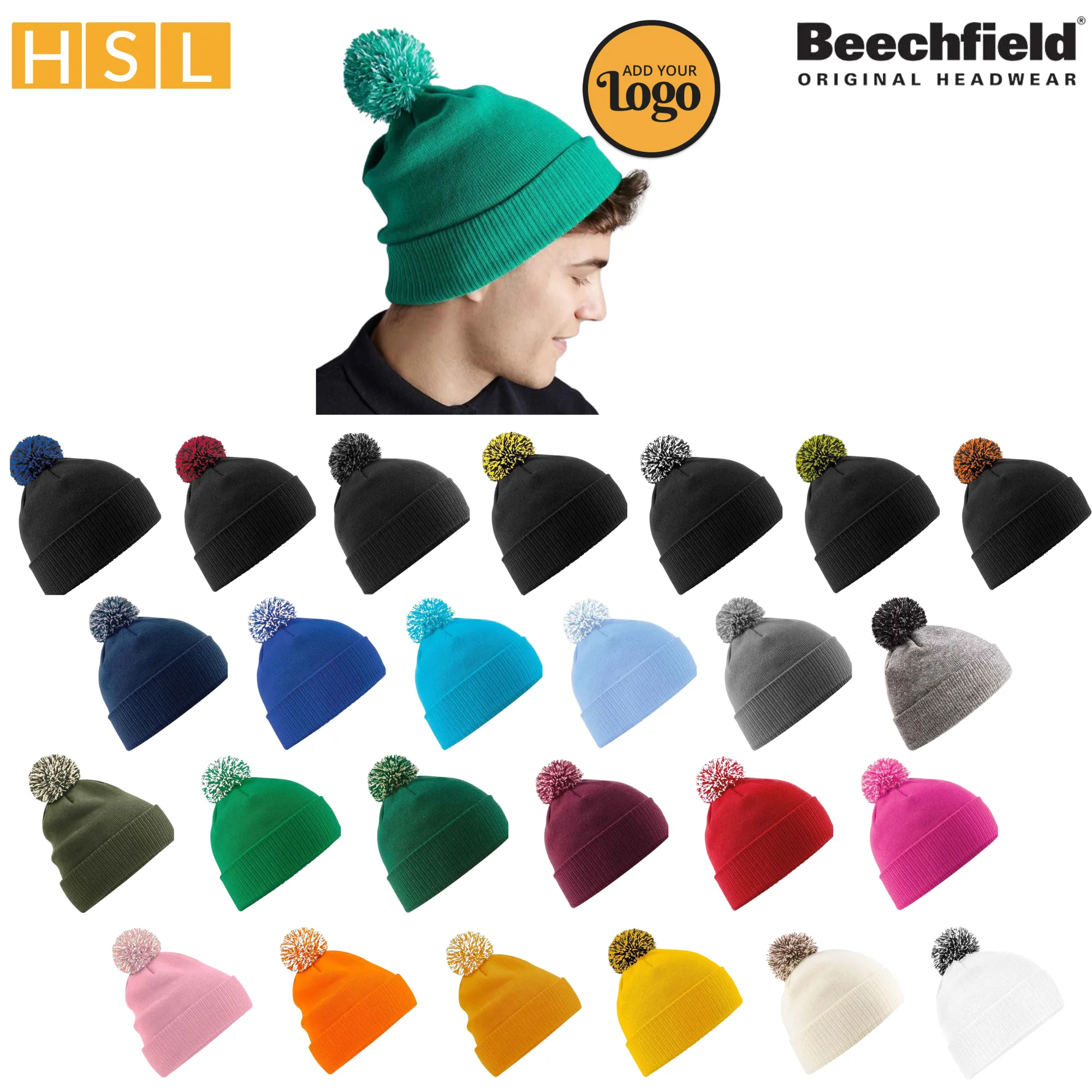 50 for £275 Beechfield Snowstar® Beanie Bundle