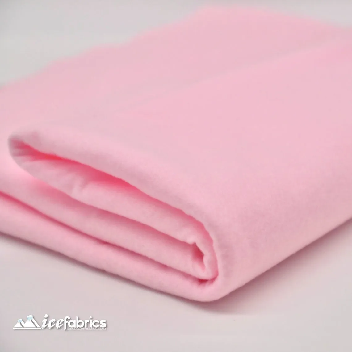 72" Wide 1.6 mm Thick Acrylic Pink Felt Fabric By The Yard