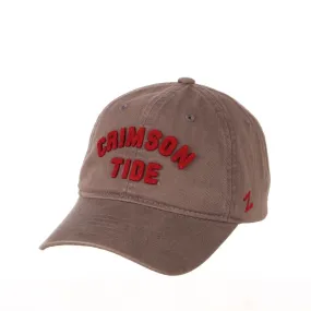 Alabama Crimson Tide Zephyr Gray "Prime" Adj. Strapback Relax Hat Cap