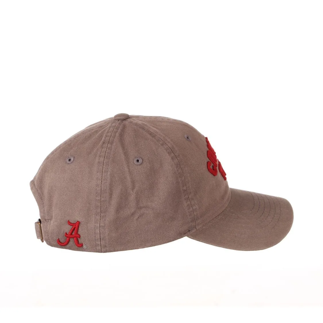 Alabama Crimson Tide Zephyr Gray "Prime" Adj. Strapback Relax Hat Cap