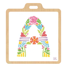 Alphabet Garden Luggage Tag Collection