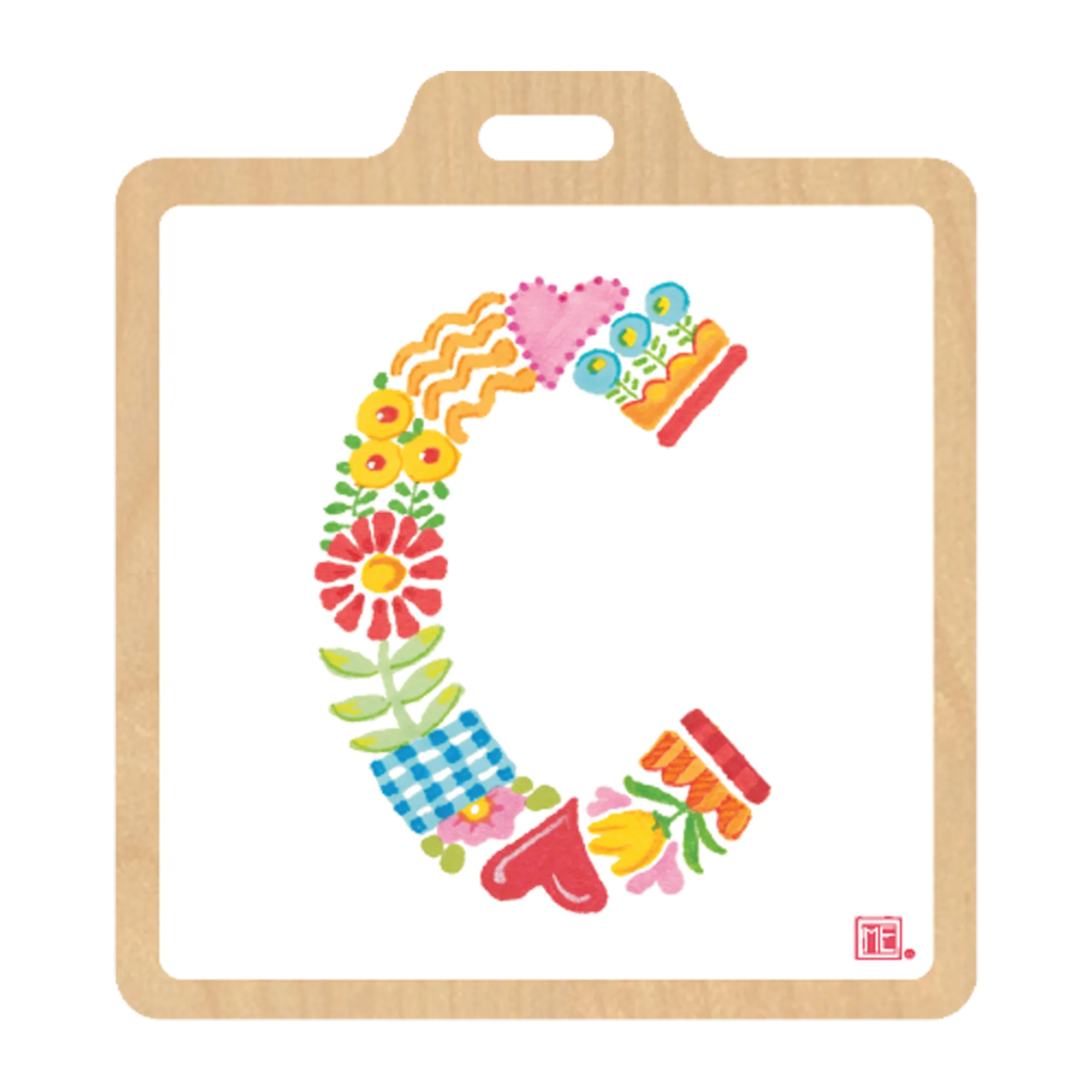 Alphabet Garden Luggage Tag Collection