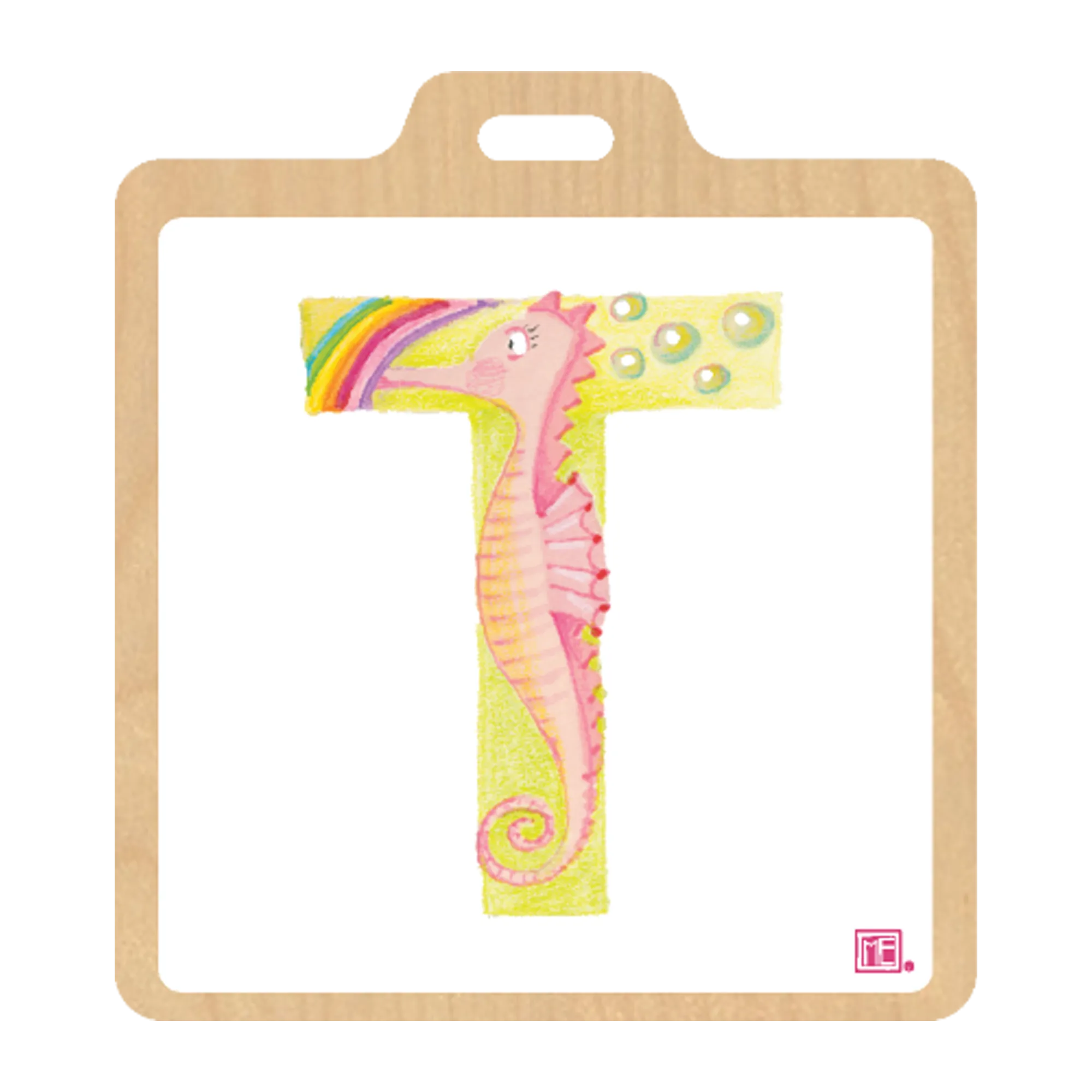 Alphabet Garden Luggage Tag Collection