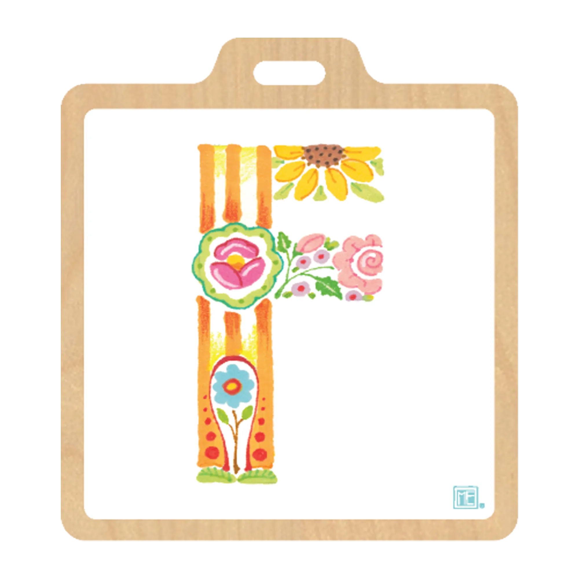 Alphabet Garden Luggage Tag Collection