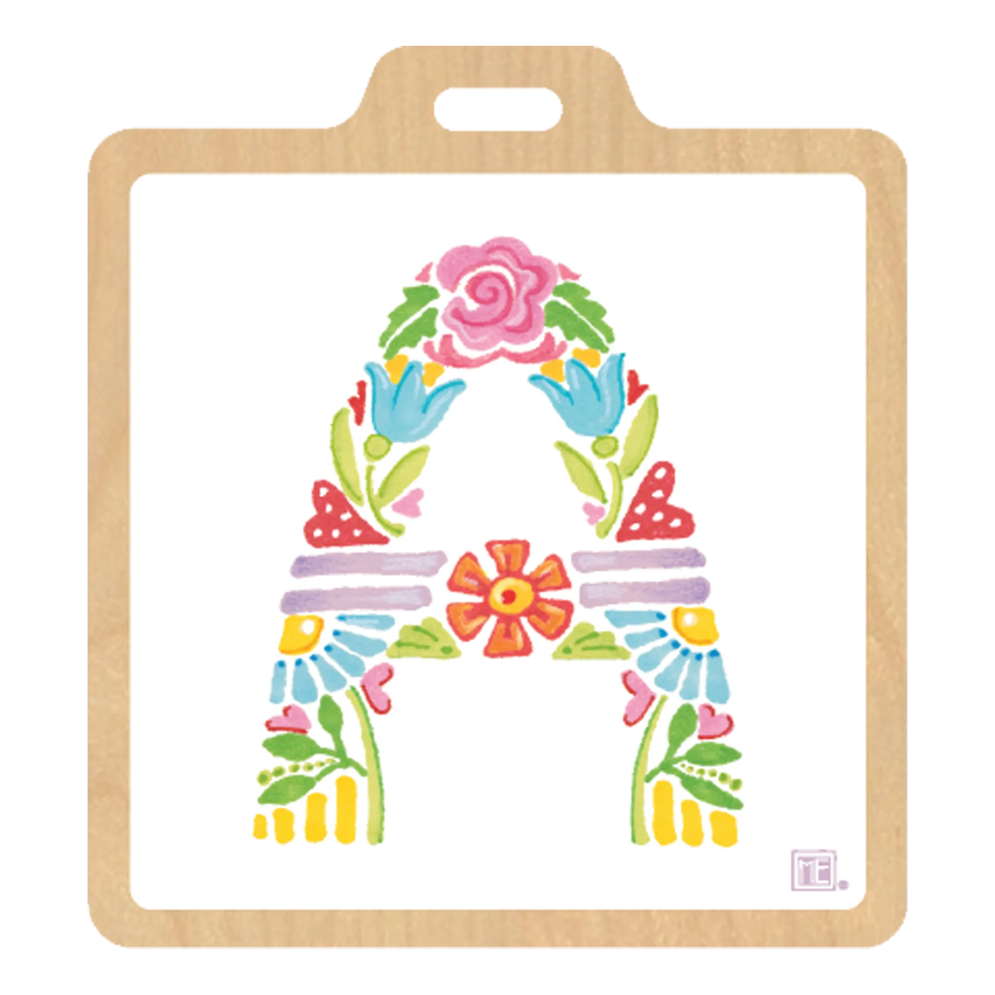 Alphabet Garden Luggage Tag Collection