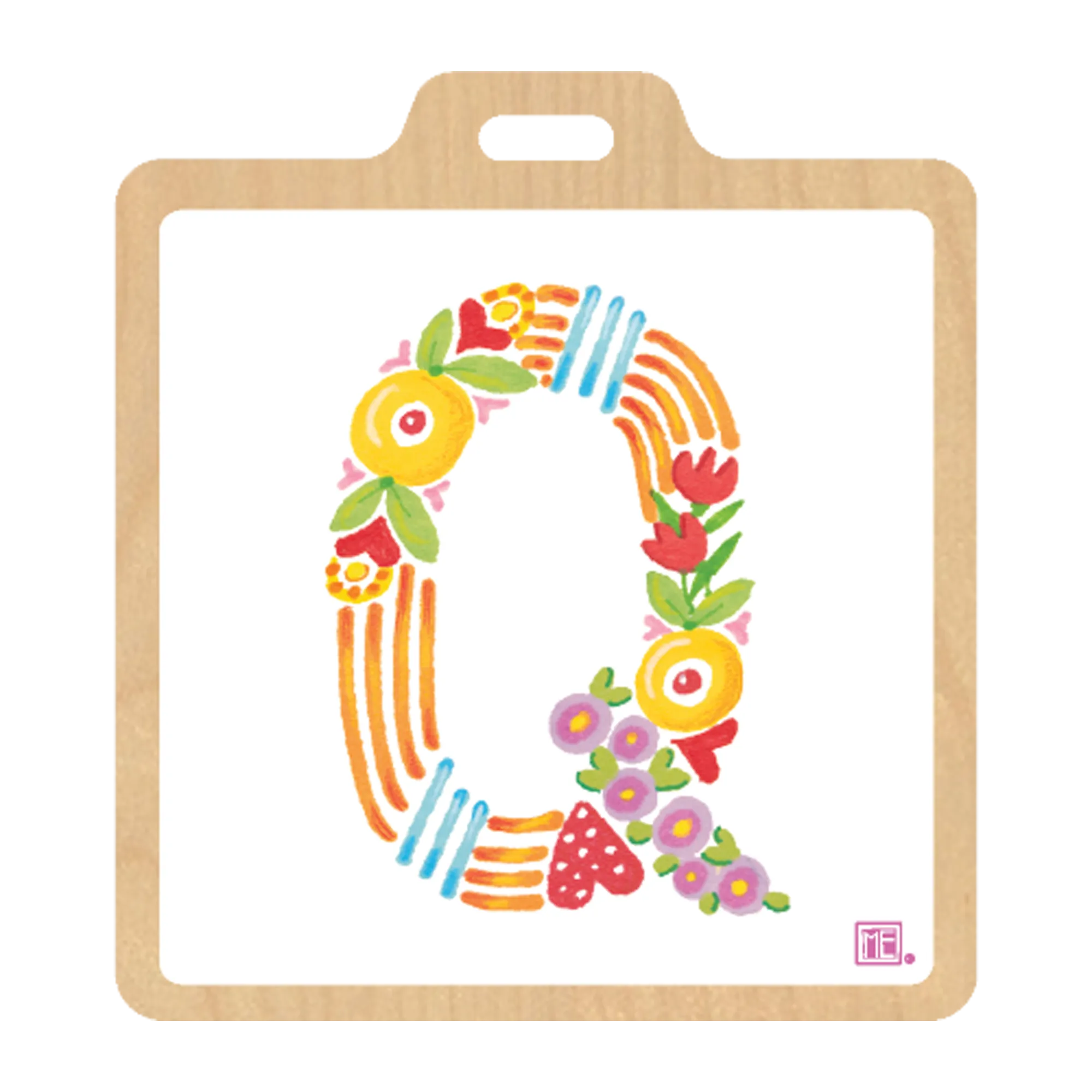 Alphabet Garden Luggage Tag Collection