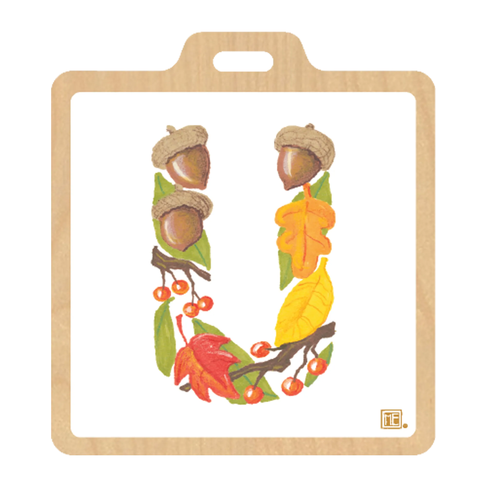 Alphabet Garden Luggage Tag Collection