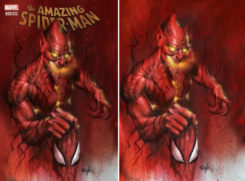 AMAZING SPIDER-MAN 800 LUCIO PARRILLO RED GOBLIN VARIANT