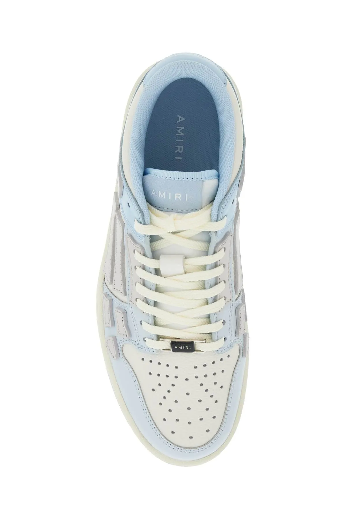 AMIRI two-tone skel top low sneakers