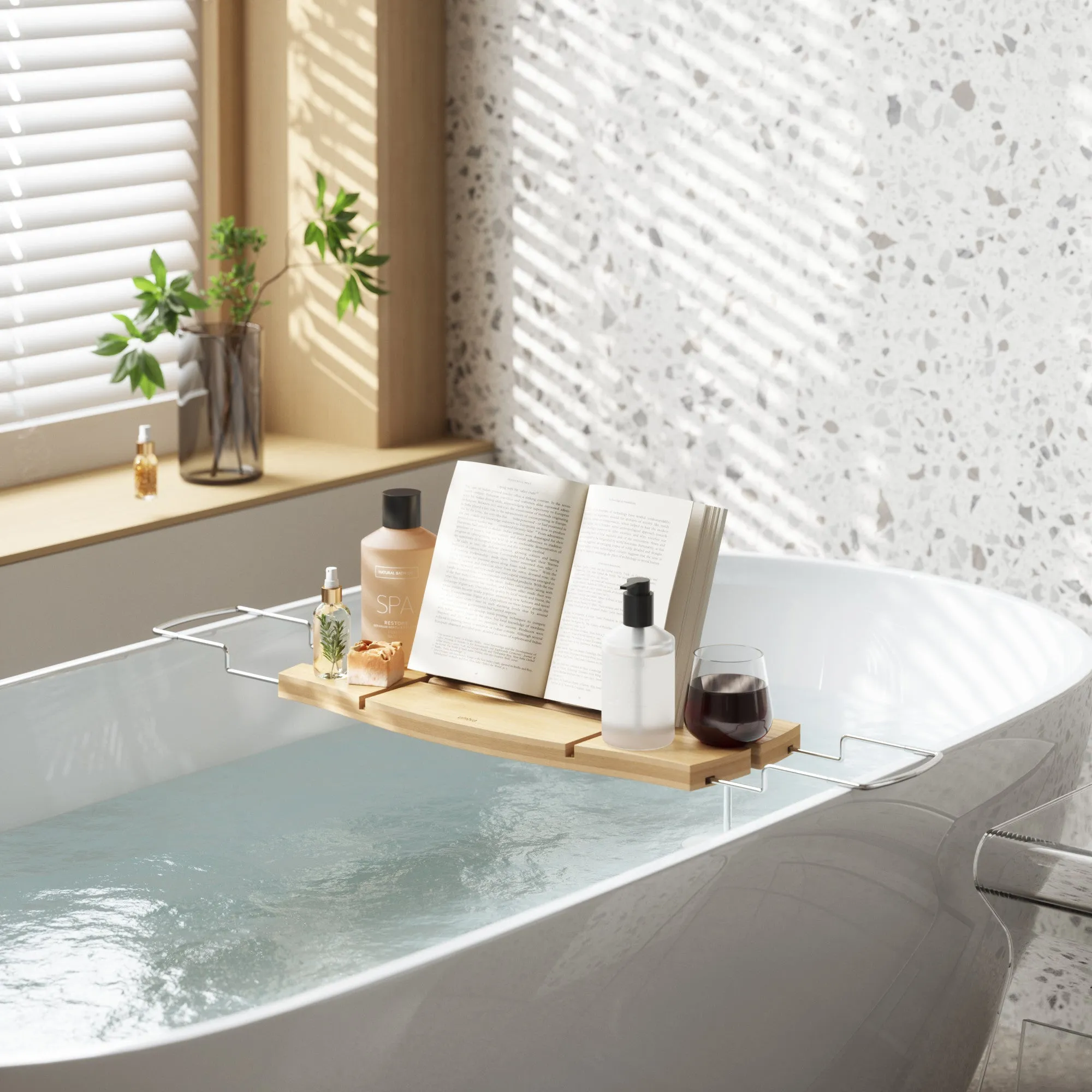 Aquala Bathtub Caddy & Tray