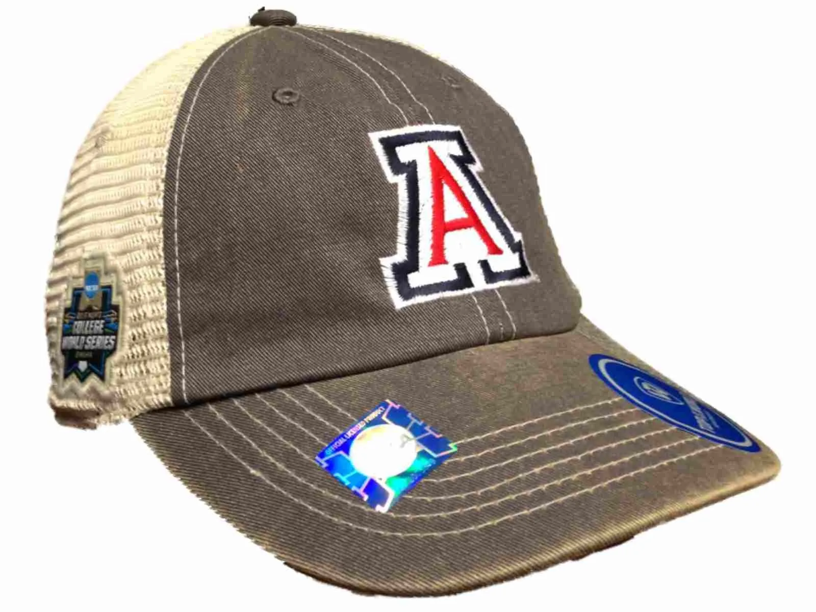 Arizona Wildcats 2016 College World Series CWS Mesh Adjustable Snapback Hat Cap