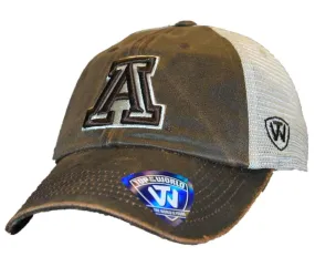 Arizona Wildcats Top of the World Brown Scat Mesh Adjustable Snapback Hat Cap