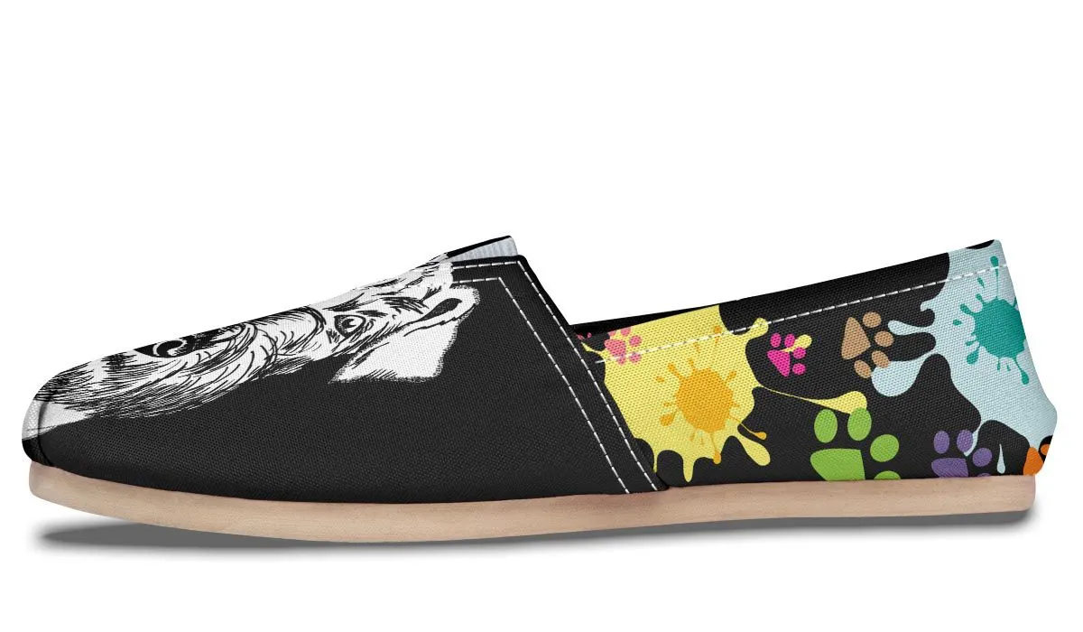 Artsy Schnauzer Casual Shoes