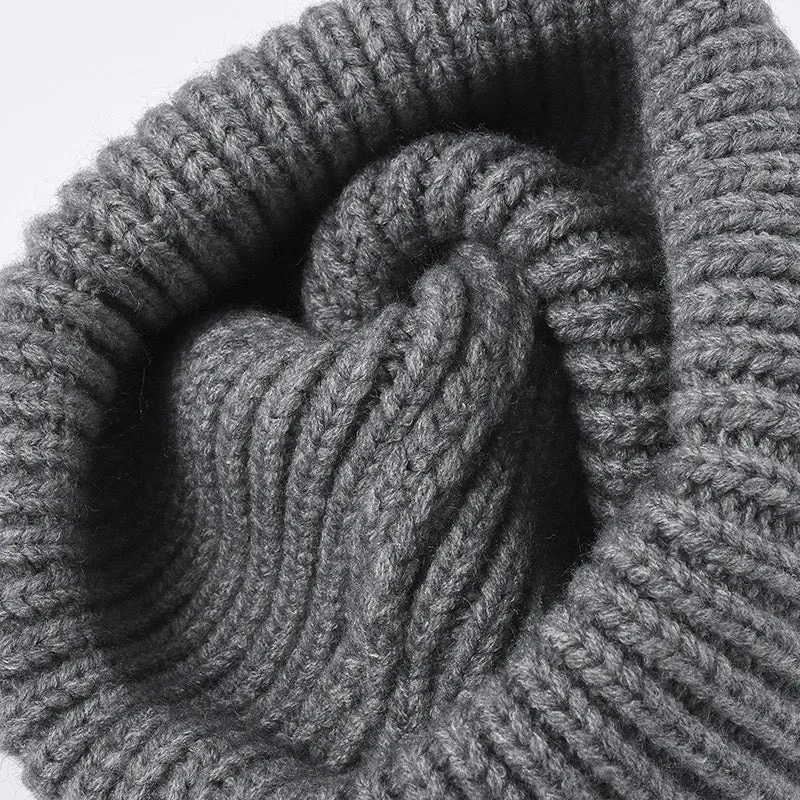 Arya Unisex Wool Beanie Hat (Premium Quality) - Milk