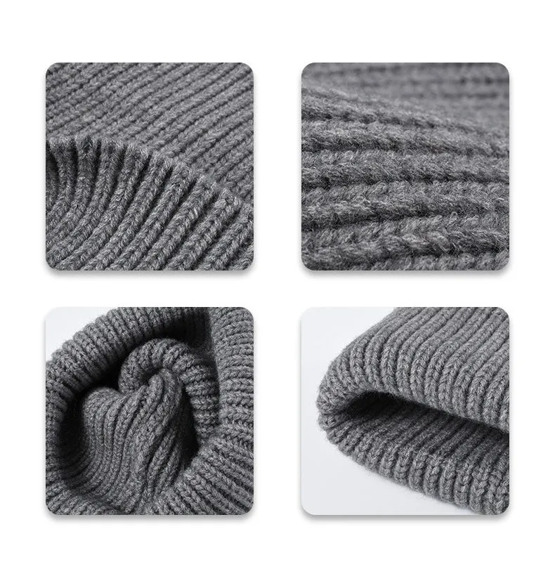 Arya Unisex Wool Beanie Hat (Premium Quality) - Milk