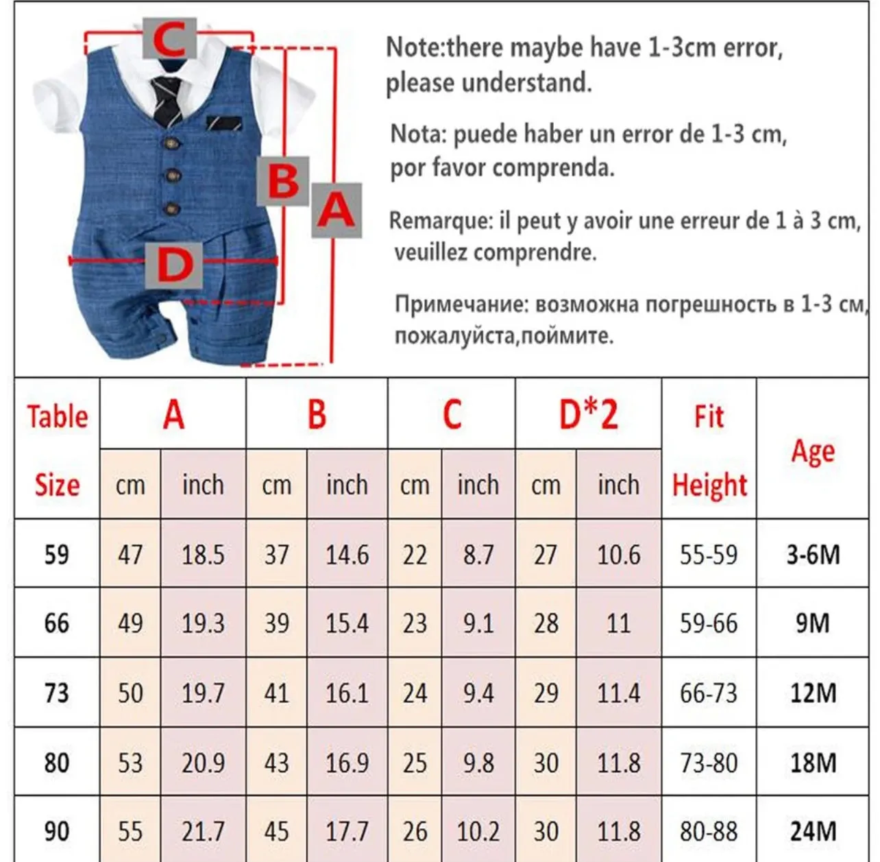 Baby Romper Boys Formal Hat   Jumpsuit   Shoes   Socks, 4 Pieces Outfit