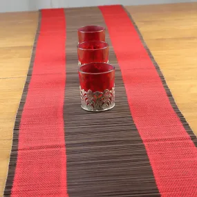 Bamboo Table Runner - Red