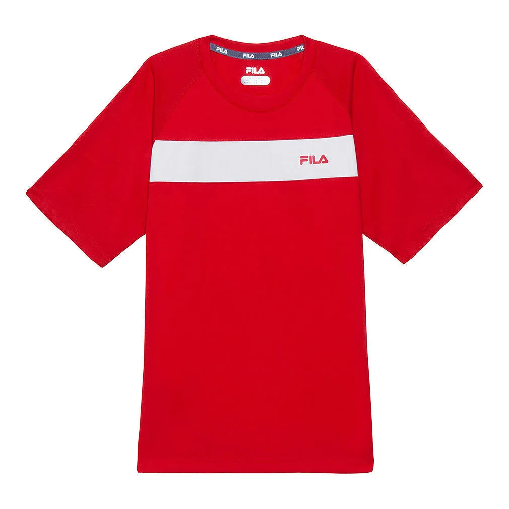 Baseline Rounded Neck Shirt by Fila