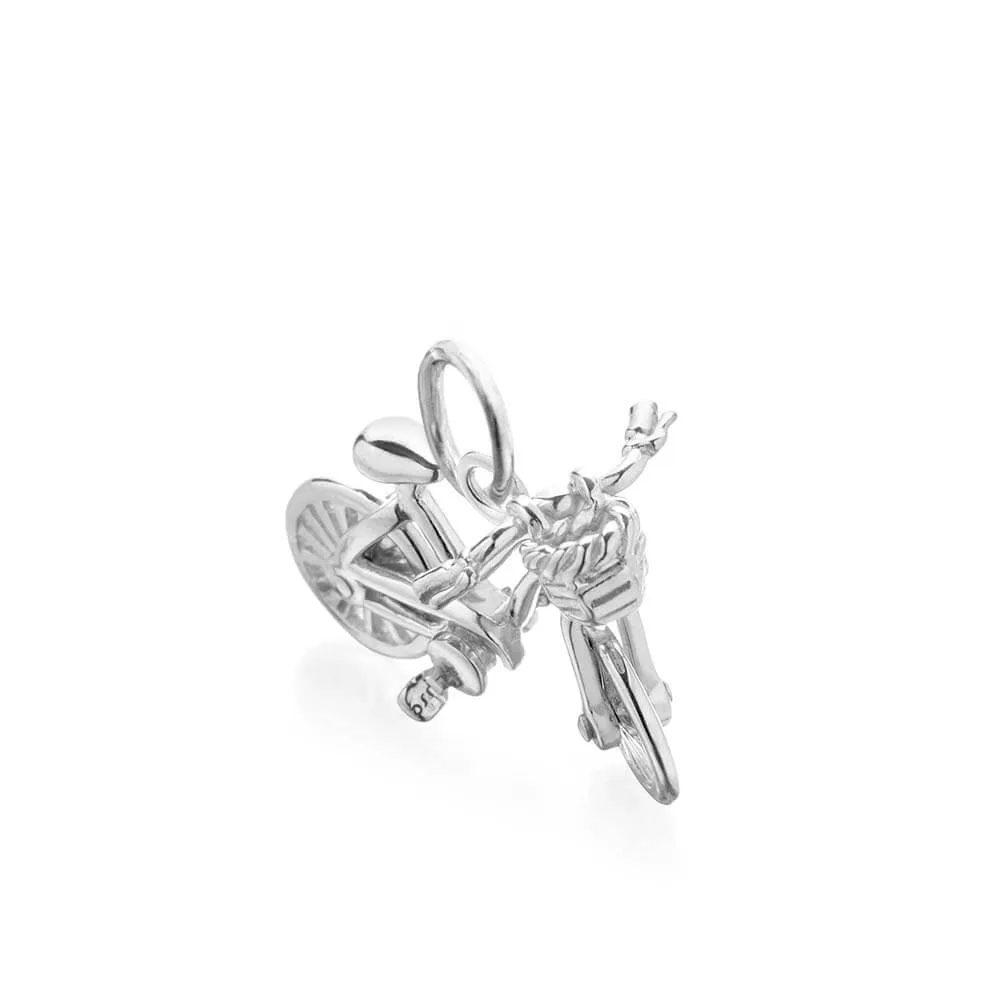 Bike Charm Silver