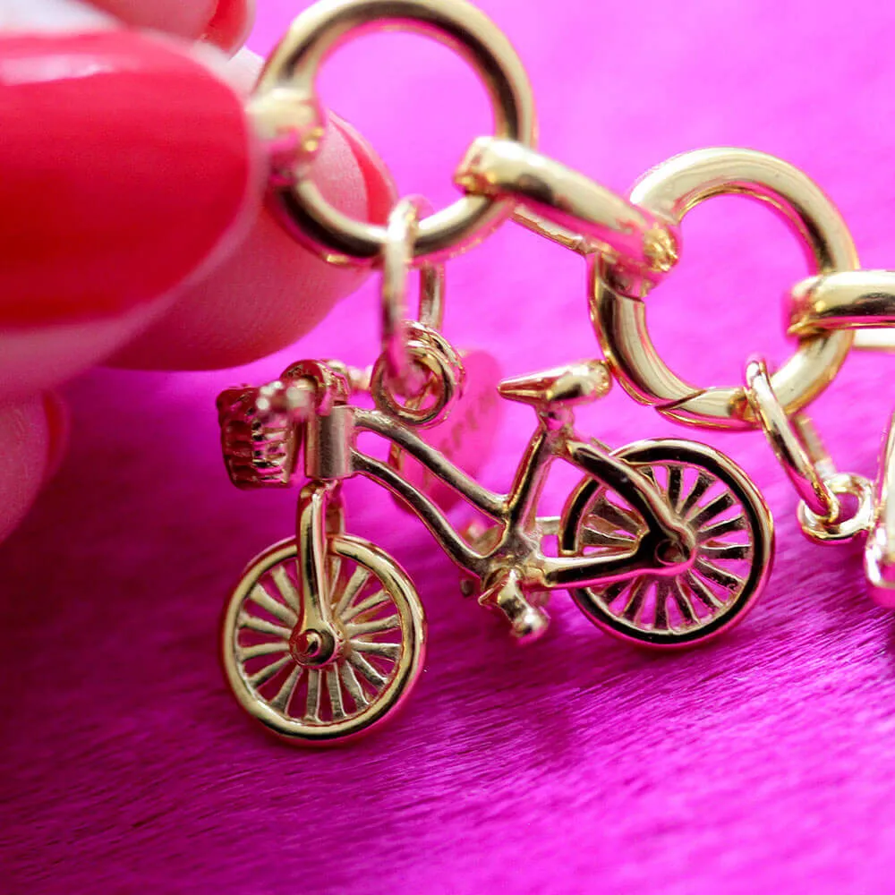 Bike Charm Silver