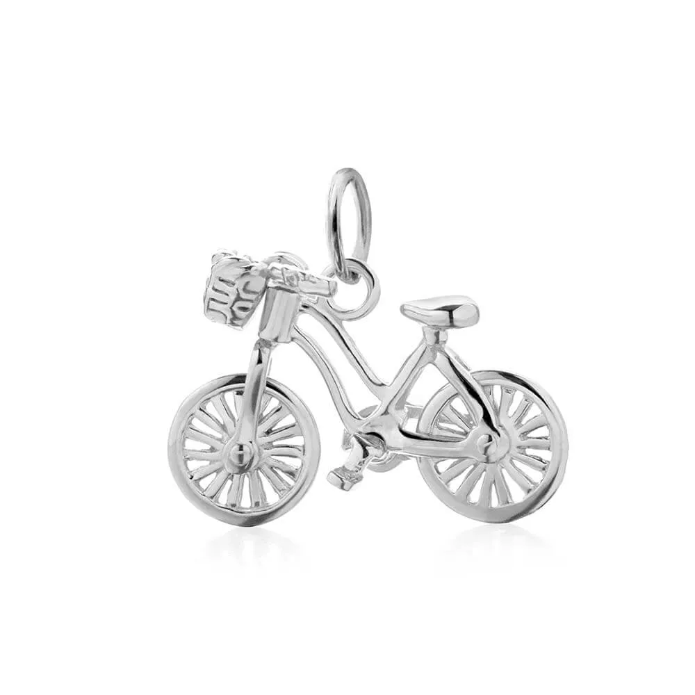 Bike Charm Silver