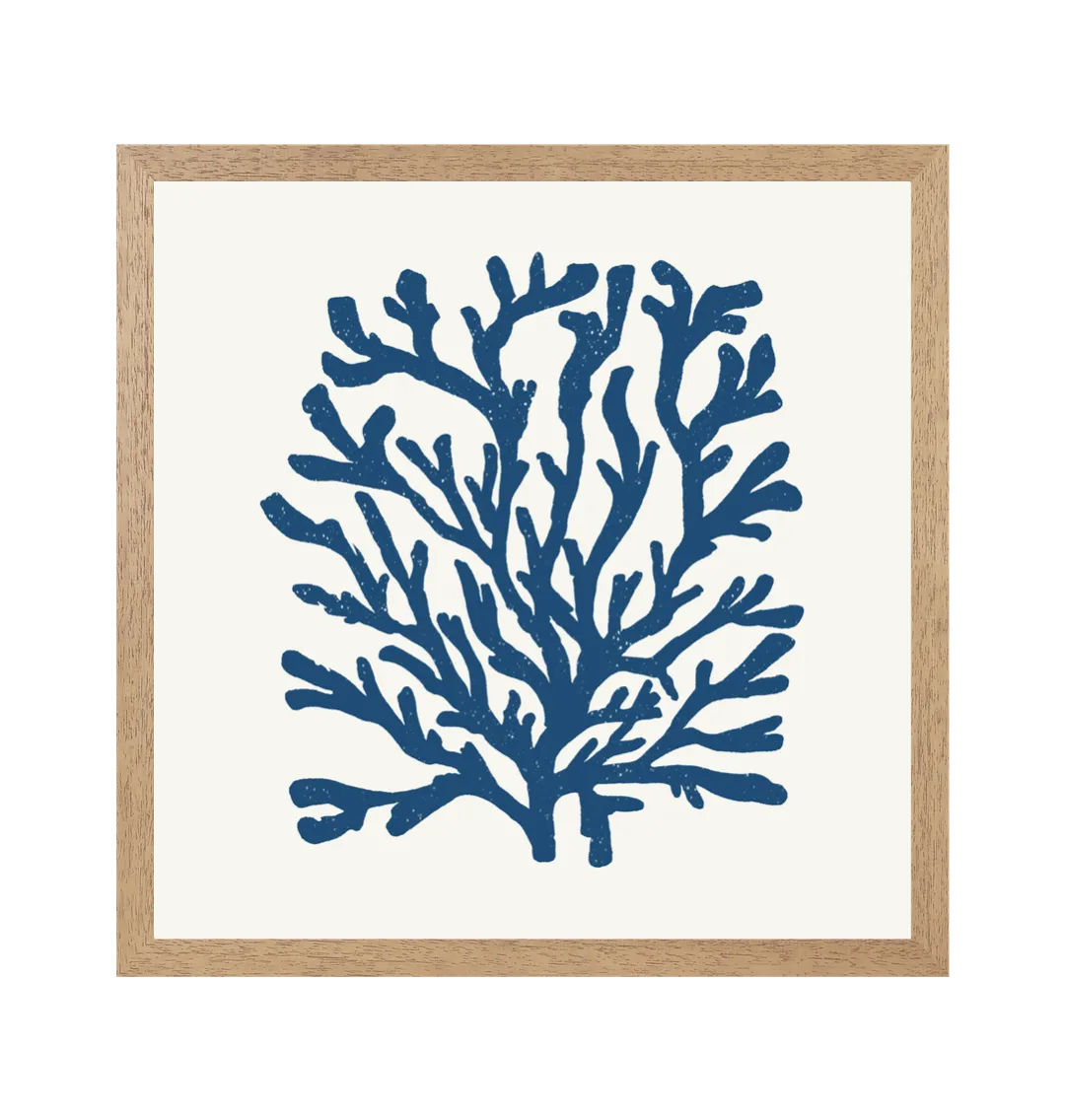 Blue Coral Art Print