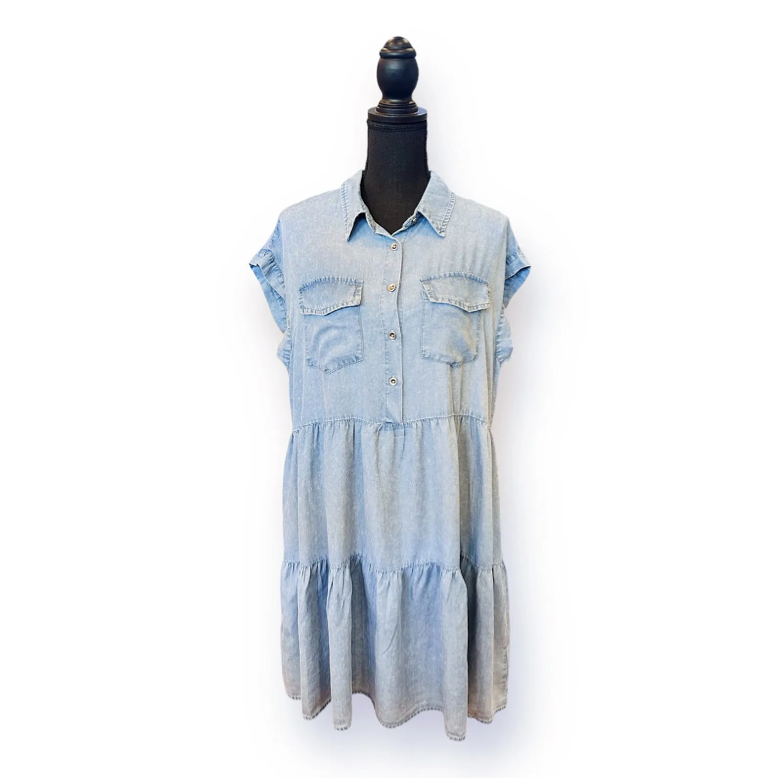 Brooklyn Denim Dress~Final Sale~No Exchanges or Returns