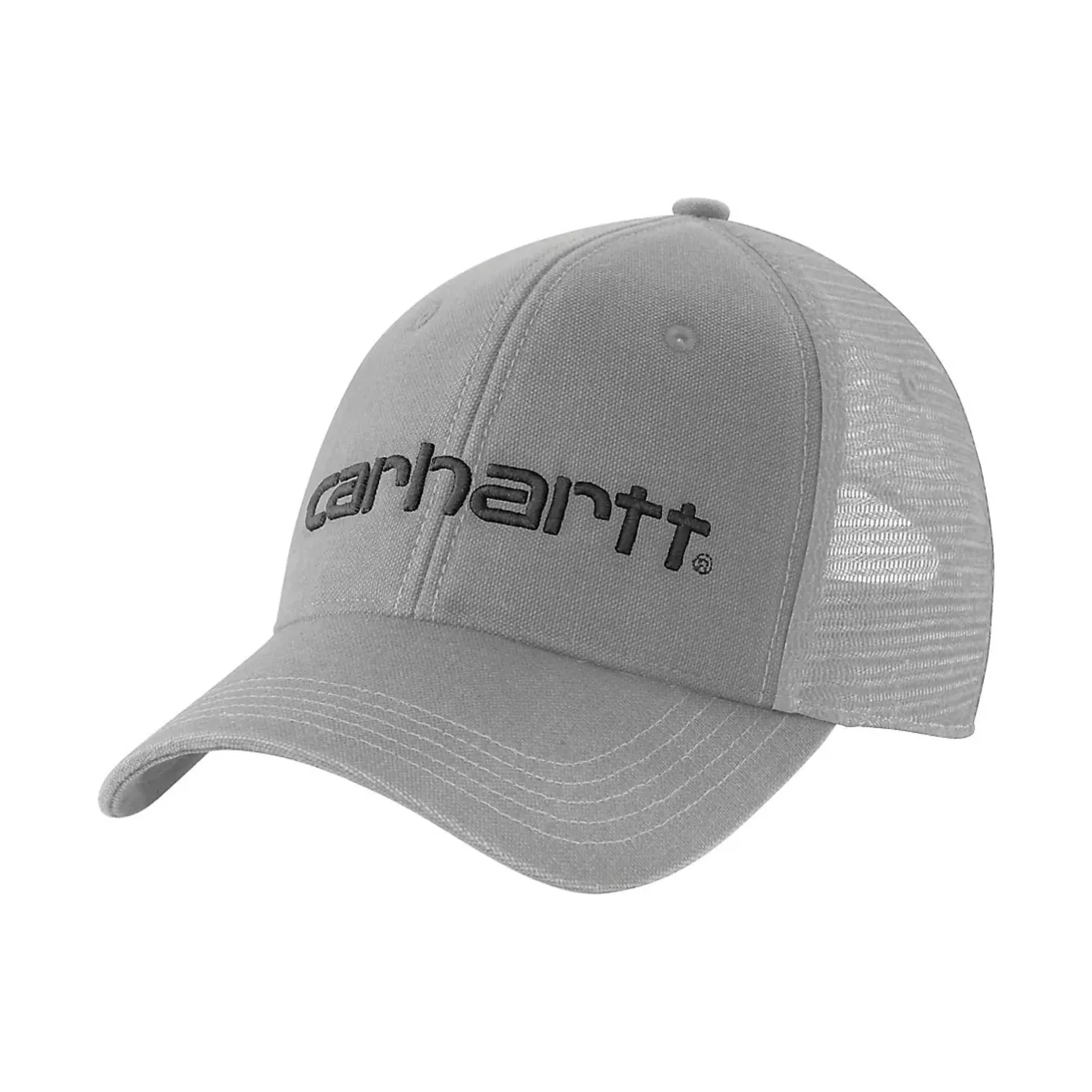 Carhartt Canvas Mesh Cap - Asphalt/Black