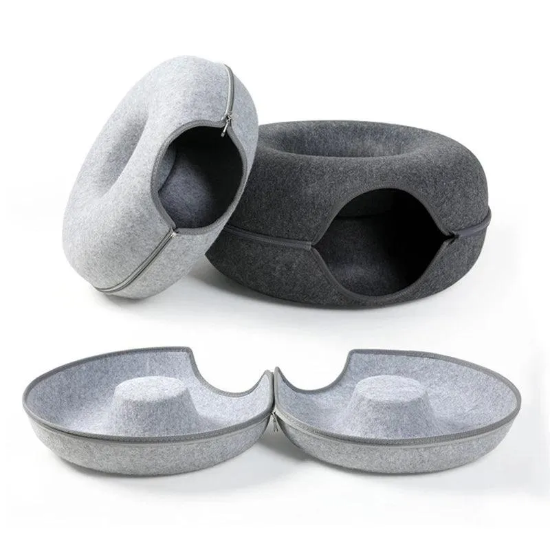 Cat Bed Donut Shape Bed