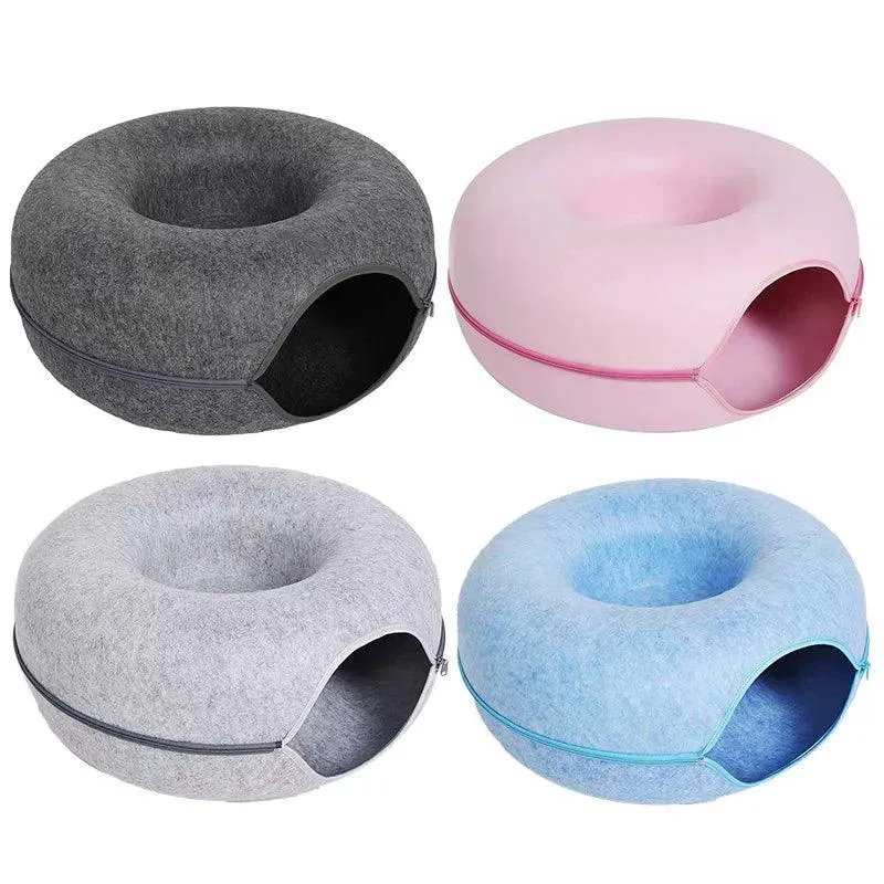 Cat Bed Donut Shape Bed