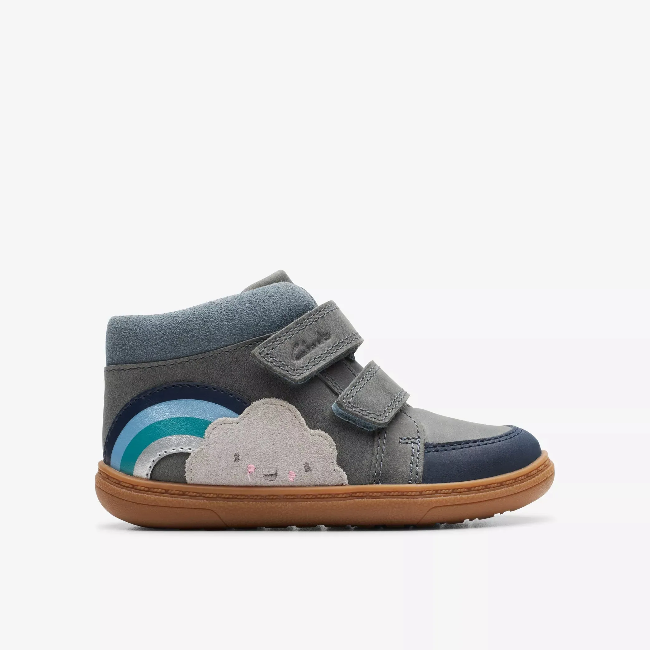 Clarks 26175224  Flash Rise T Denim Blue Leather