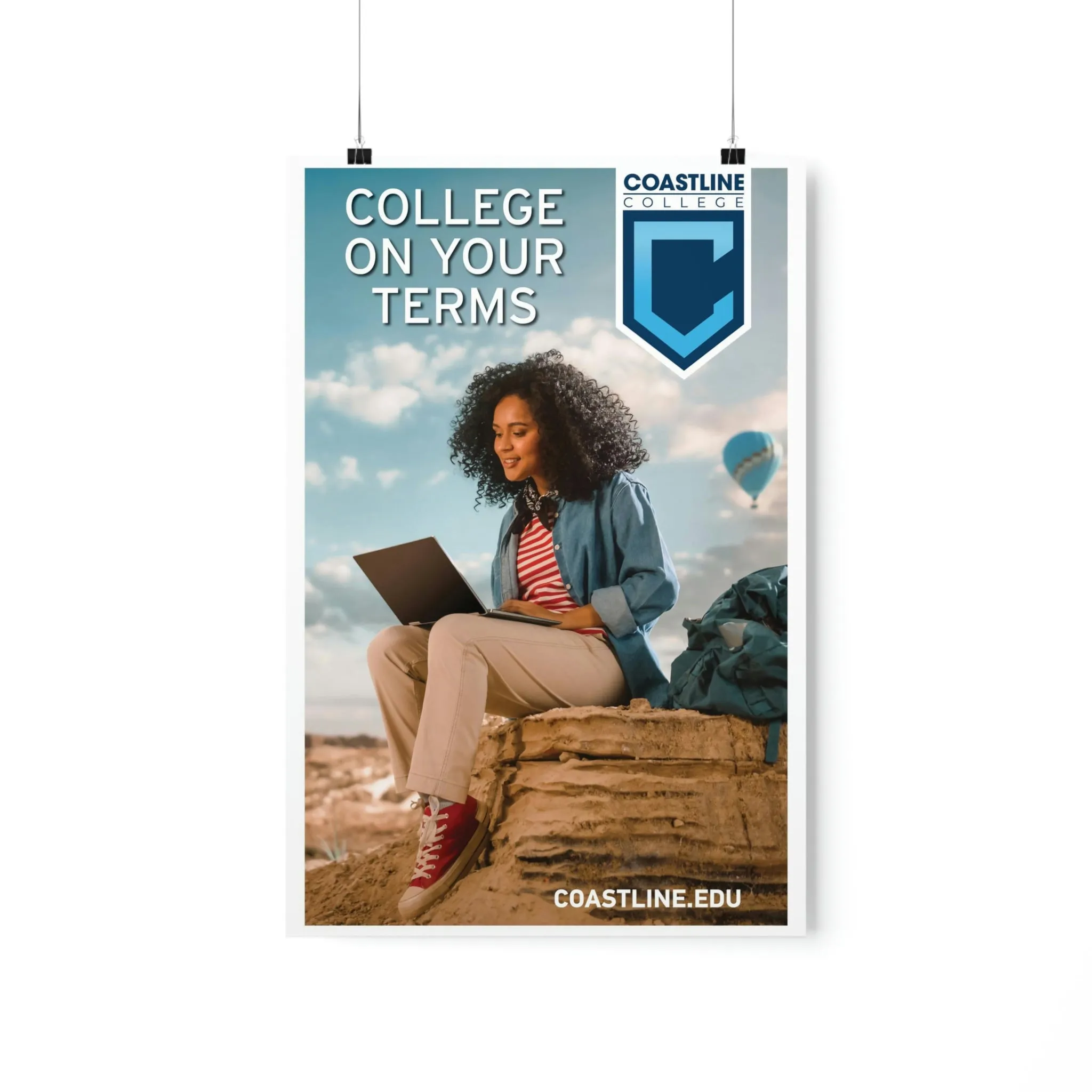 Coastline College On Your Terms Premium Matte Vertical Poster