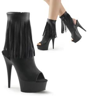 DELIGHT-1019 Calf High Peep Toe Boots