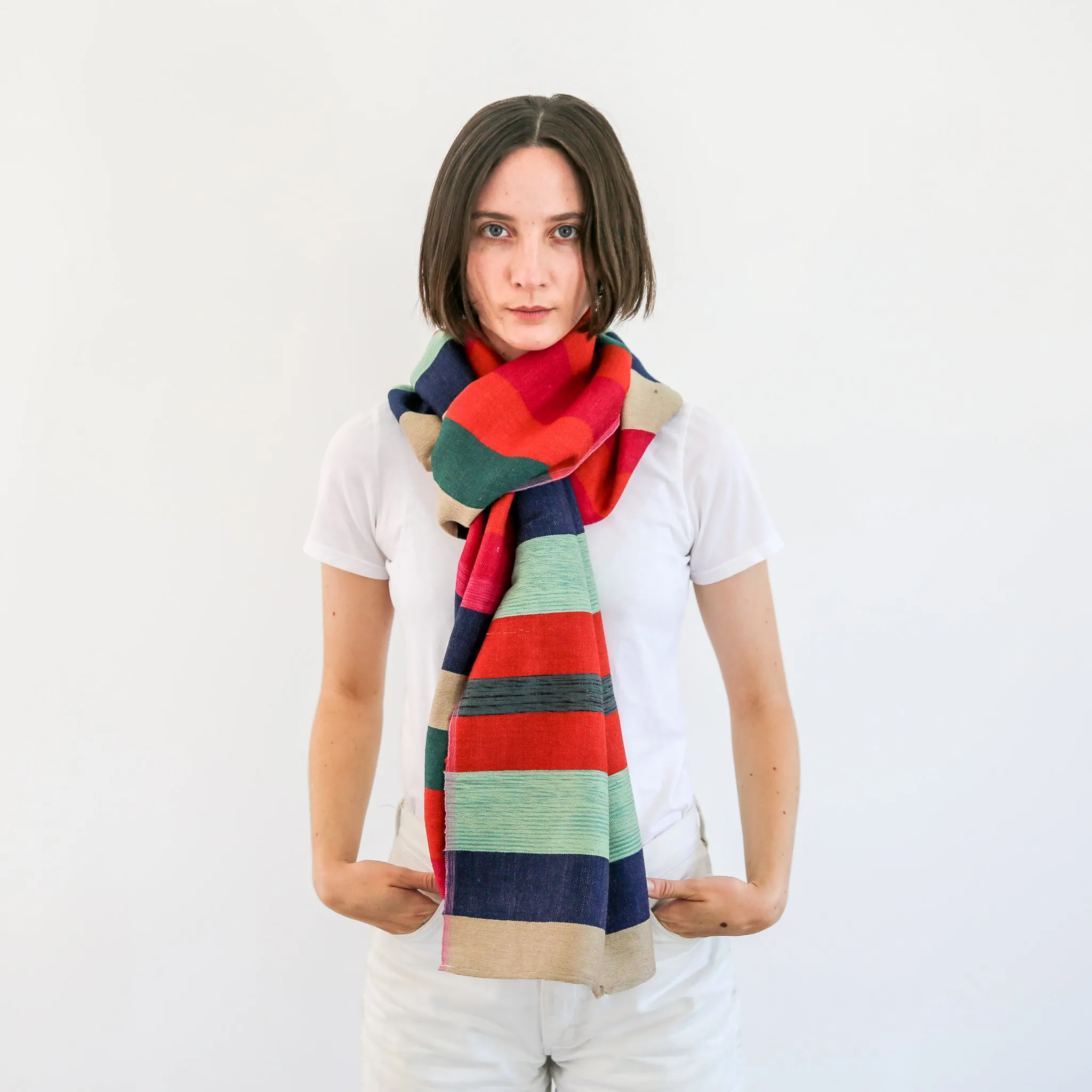 Desert Scarf - Indigo