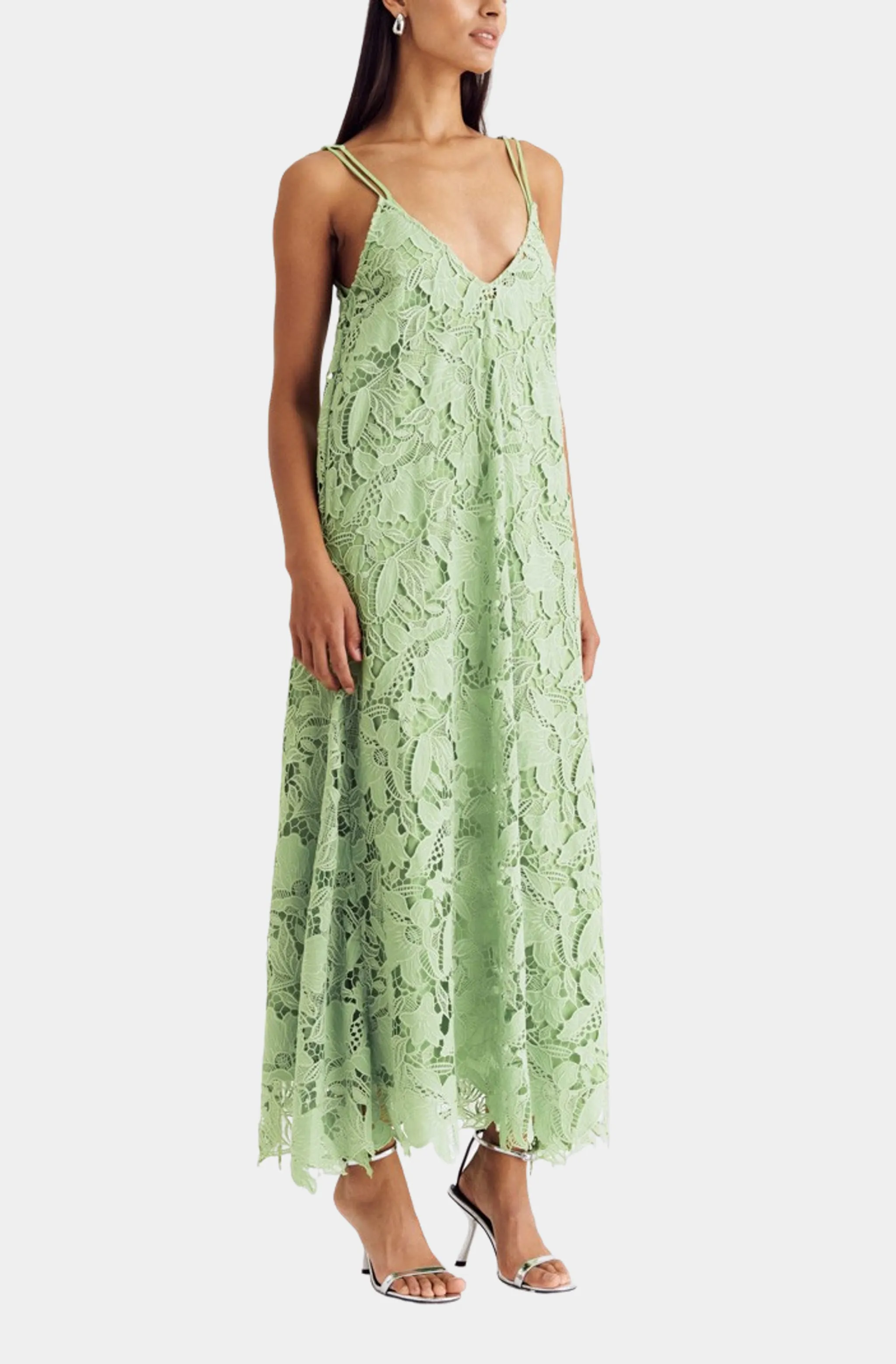 Eve A-line Lace Maxi Dress