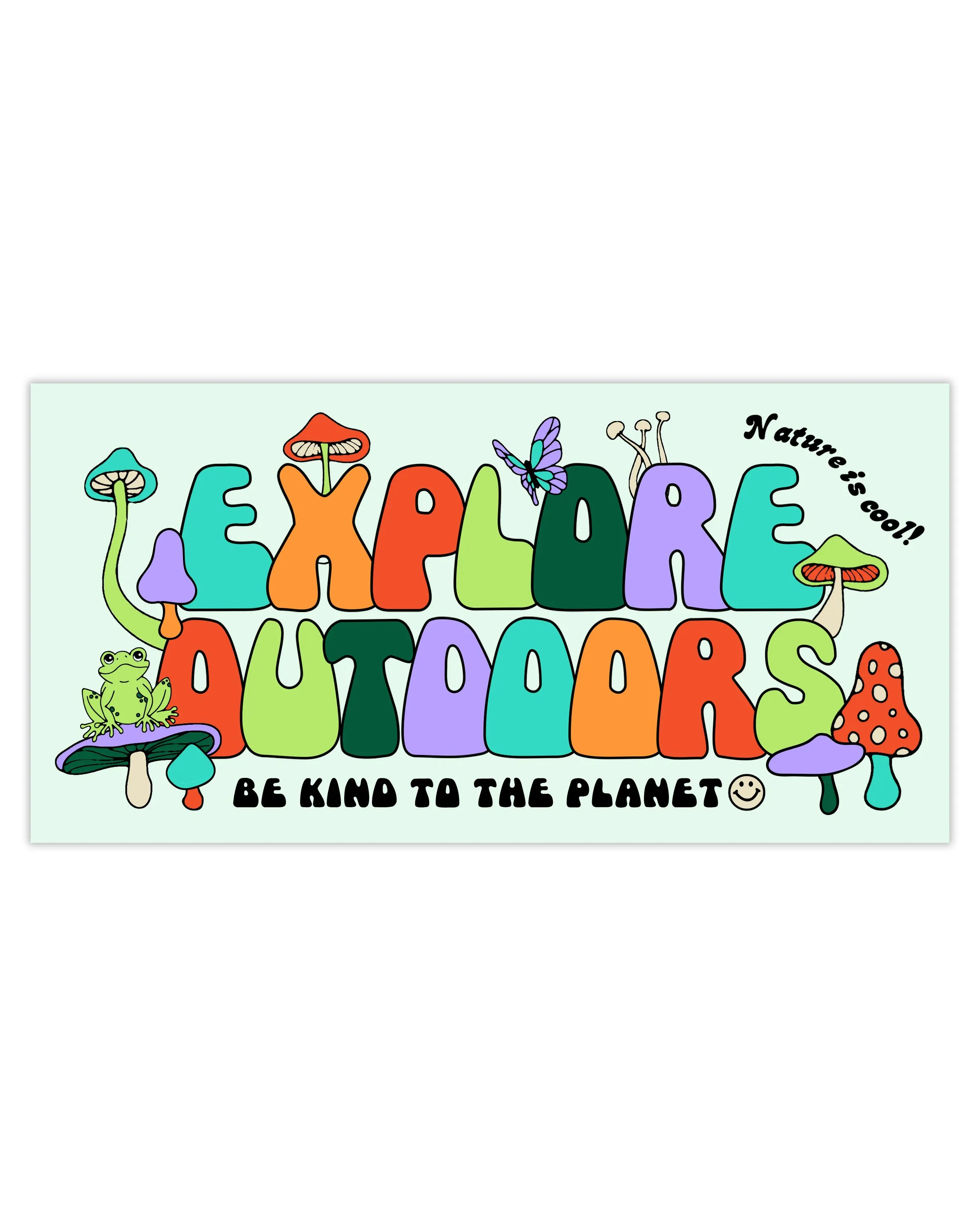 Explore Outdoors Bumper Sticker