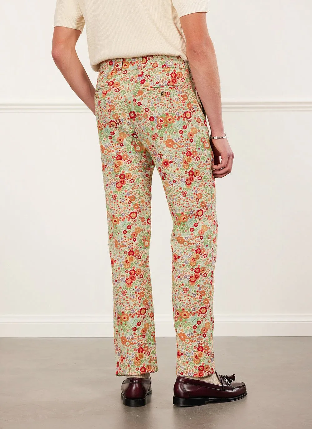 Floral Tailored Trousers | Multi