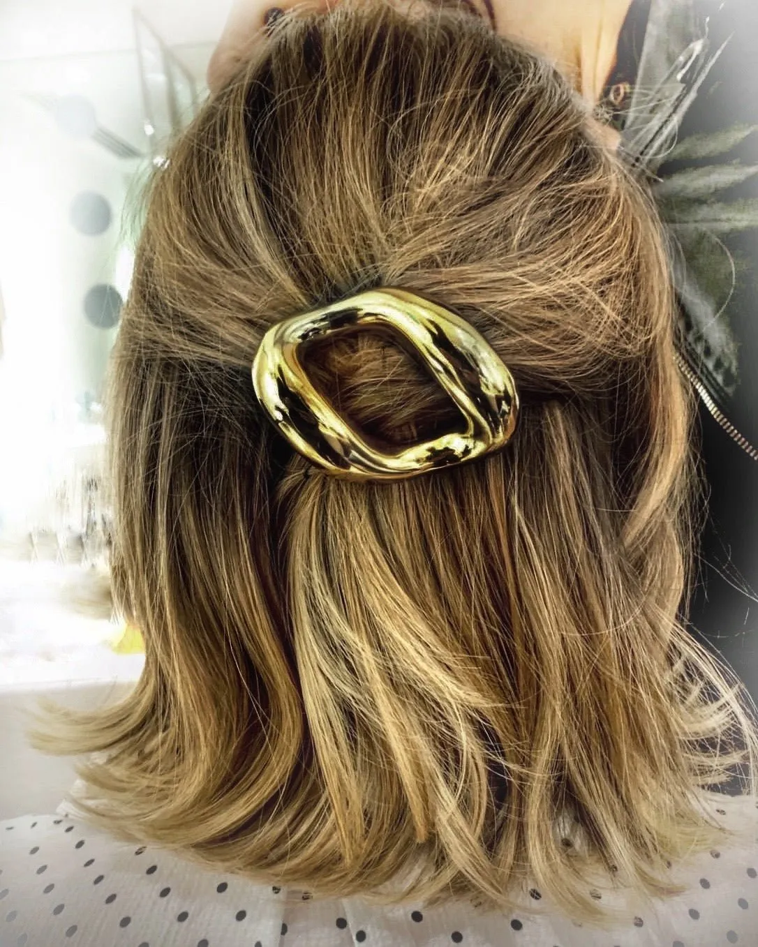 Glossy Link Barrette