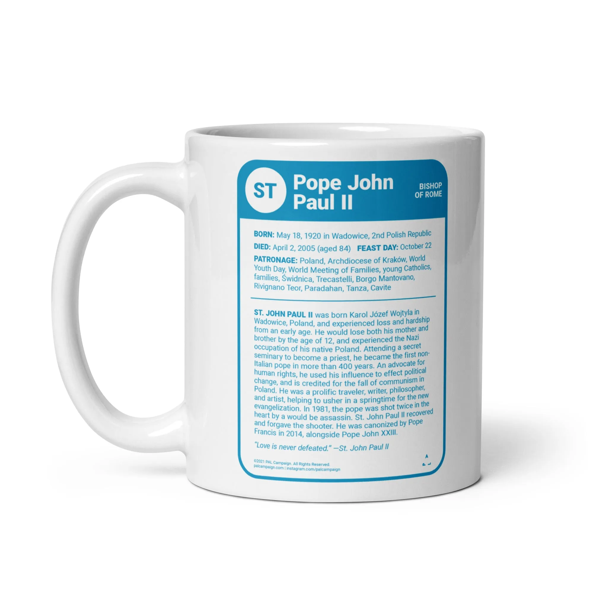 JP2 Saint Card Mug