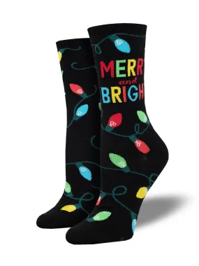 Ladies Merry and Bright Socks