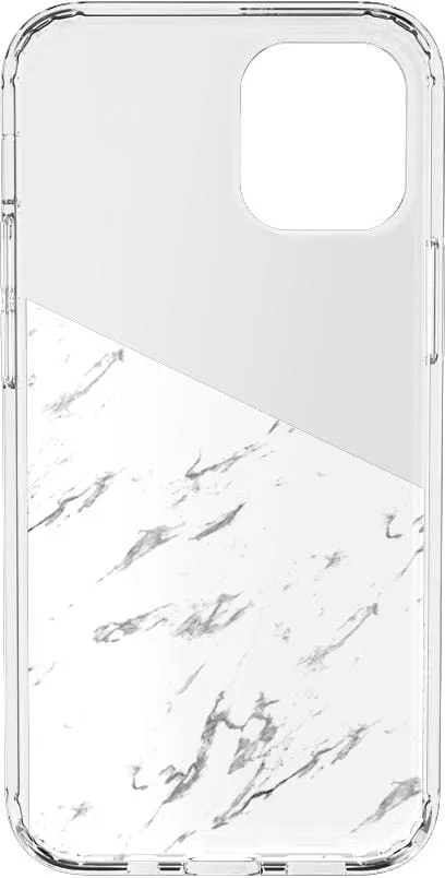 Let's Split | Half White Clear Marble Case