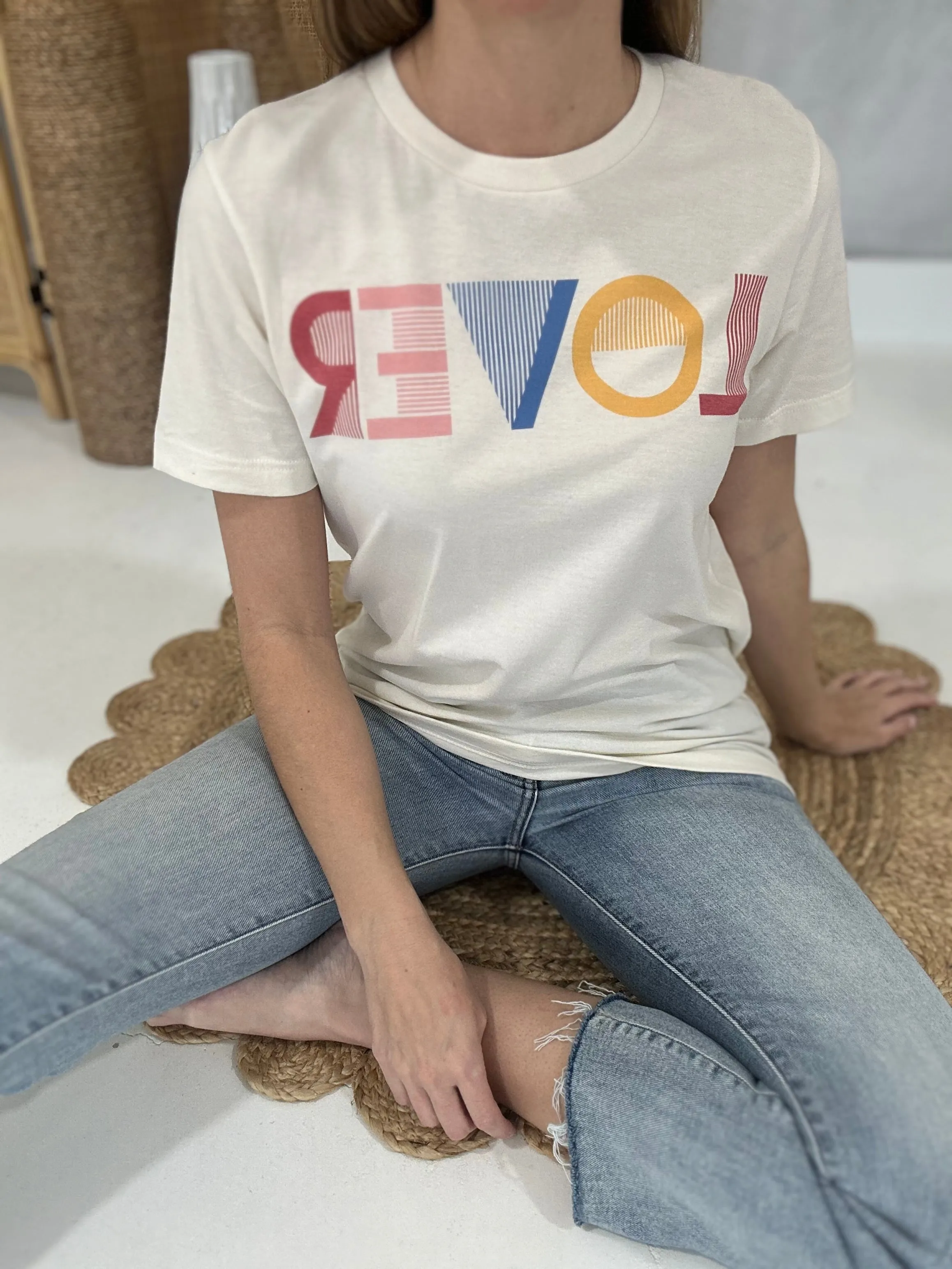 Lover Graphic Tee - Ivory