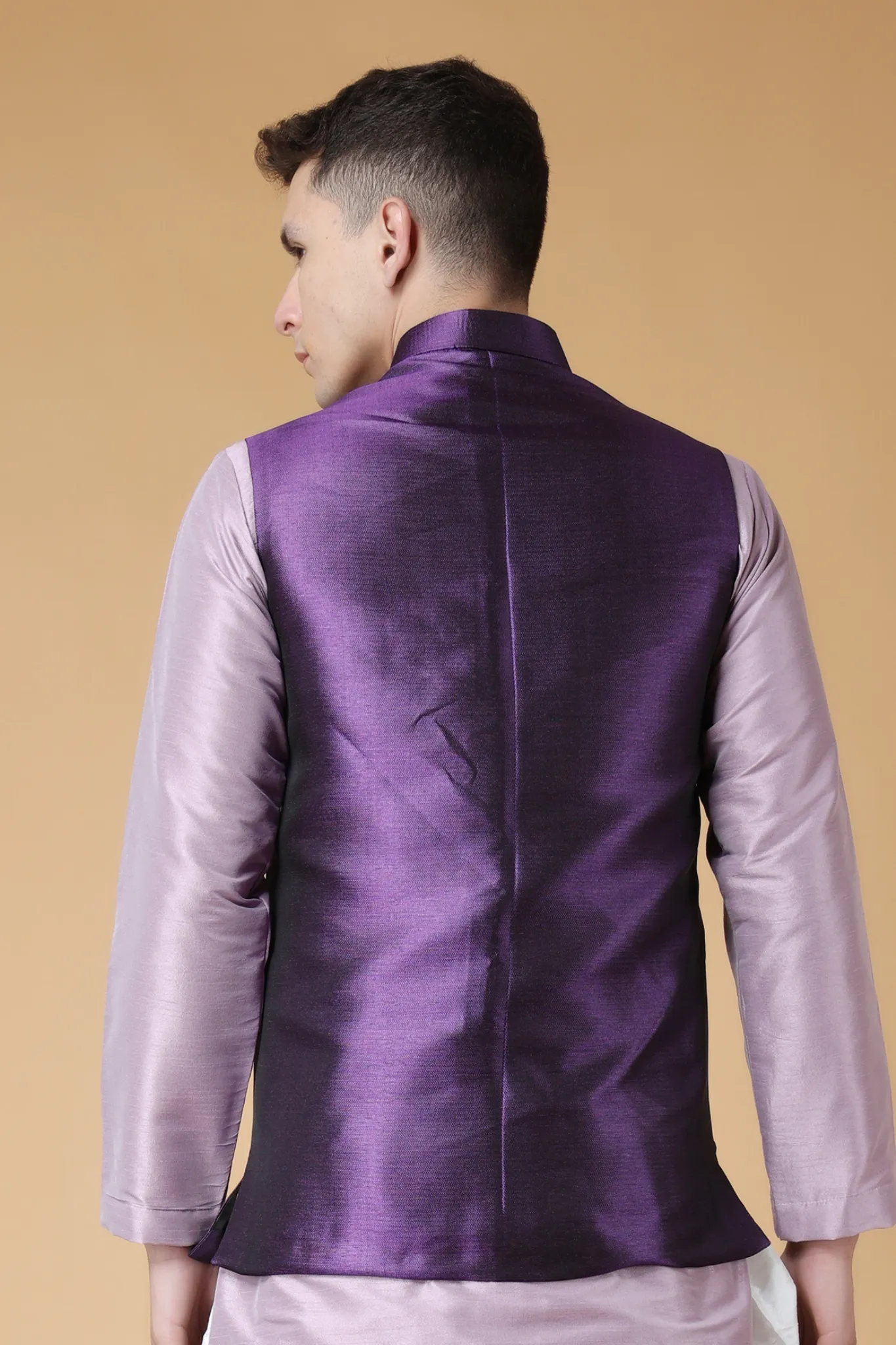 Mulberry Purple Silk Vasket