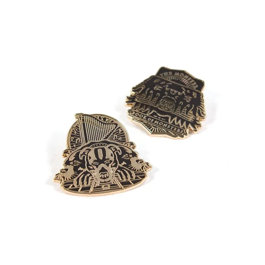 Pin Kings Harry Potter Enamel Pin Badge Set 1.1 - Book of Monsters & Fluffy