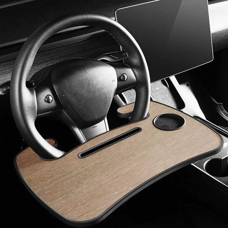 Round Steering Wheel Tray for Tesla Model S/3/X/Y