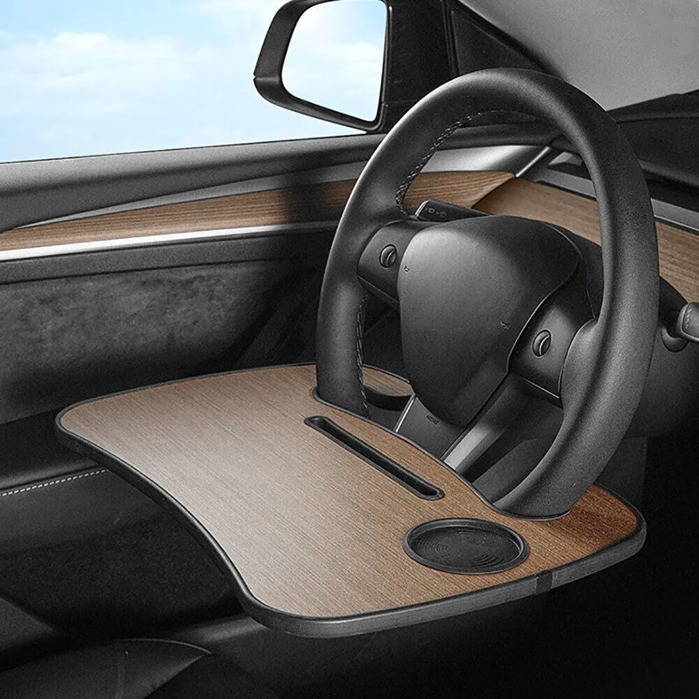 Round Steering Wheel Tray for Tesla Model S/3/X/Y