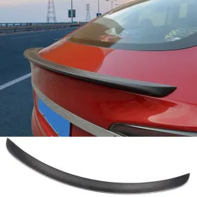 Tesla Model S Rear Trunk Carbon Fiber Spoiler Blade Performance 2014-2024