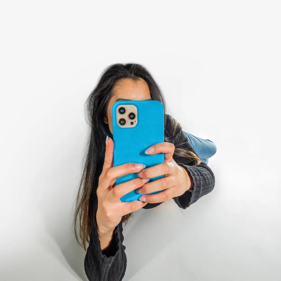 The Jelligrain™ Phone Case iPhone 14 Plus - Laguna Blue