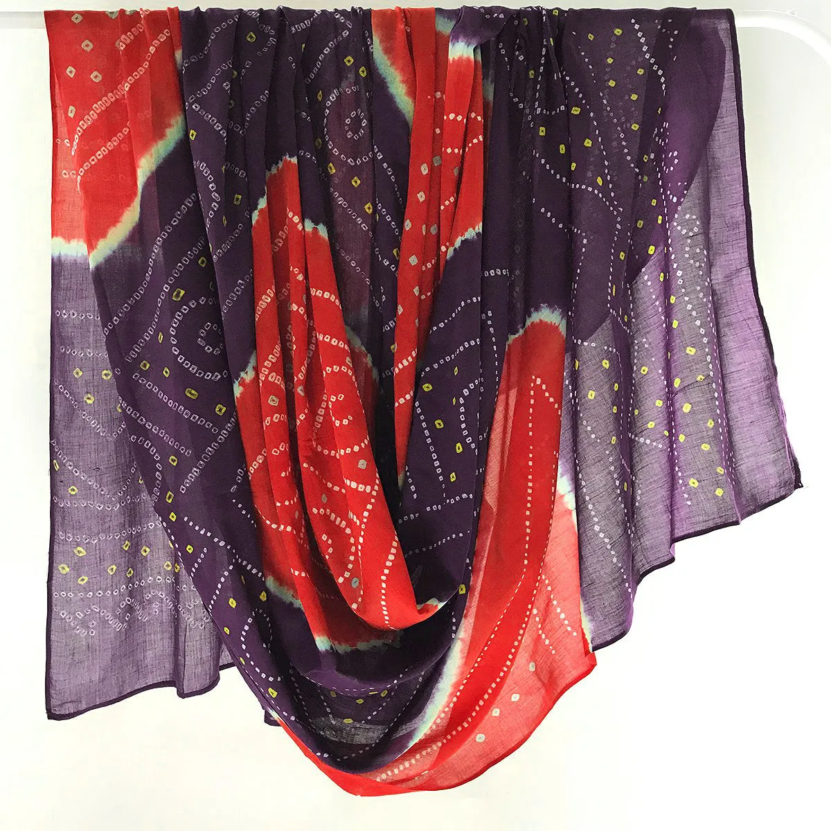 Tilonia® Beachwrap - Purple & Crimson Tie Dye